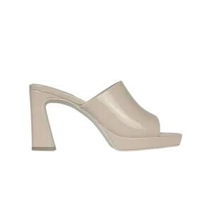 Jeffrey Campbell Caviar Ivory Platform Slide Sandal NEW 10